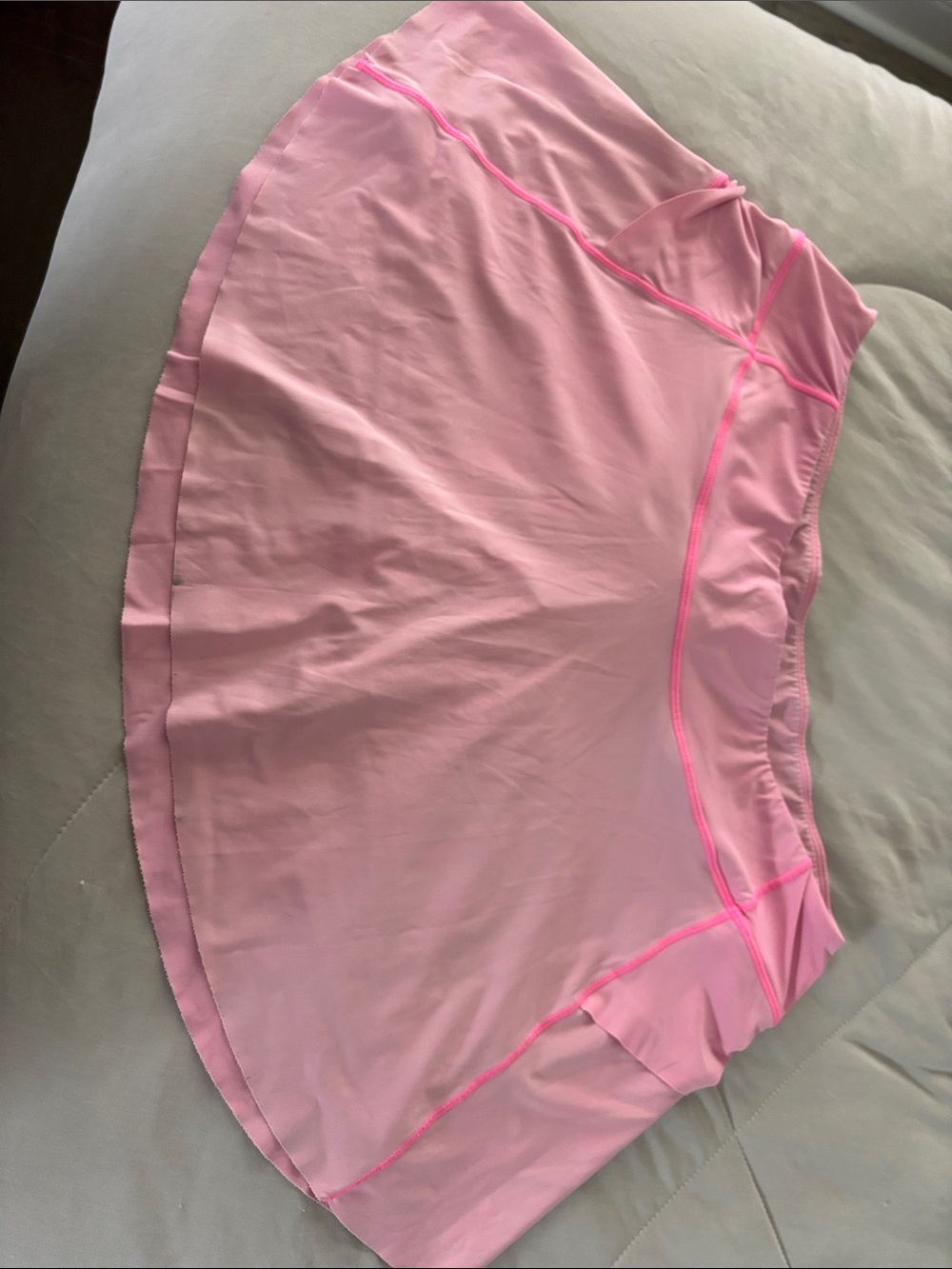 ZYIA Pink Athletic Skort with Neon Stitching